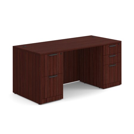 Officesource 29.50'' H, Mahogany, 66.00'' W X DBLFDPL102MH